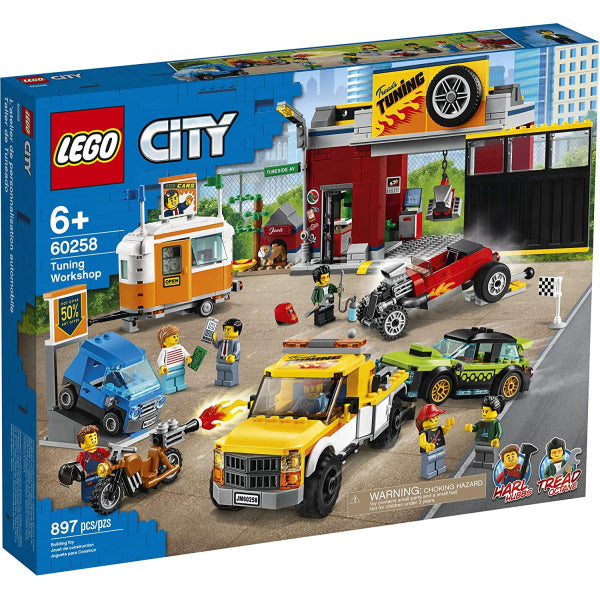 LEGO City: Tuning Workshop - 897 Piece Building Kit [LEGO, #60258] LEGO LEGO   