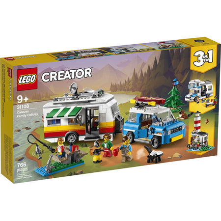 LEGO Creator: Caravan Family Holiday - 766 Piece 3-in-1 Building Set [LEGO, #31108 ] LEGO LEGO   