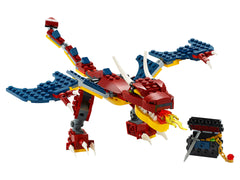 LEGO Creator: Fire Dragon  - 234 Piece 3-in-1 Building Set [LEGO, #31102] LEGO LEGO   