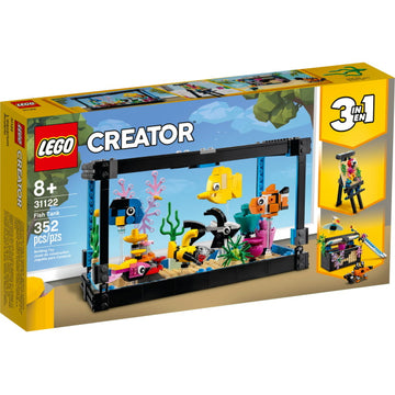 LEGO Creator: Fish Tank - 352 Piece 3-in-1 Building Set [LEGO, #31122 ] LEGO LEGO   