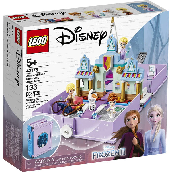 LEGO Disney Frozen II: Anna and Elsa's Storybook Adventures - 133 Piece Building Kit [LEGO, #43175] LEGO LEGO   