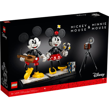 LEGO Disney: Mickey Mouse & Minnie Mouse Buildable Characters - 1739 Piece Building Kit [LEGO, #43179] LEGO LEGO   