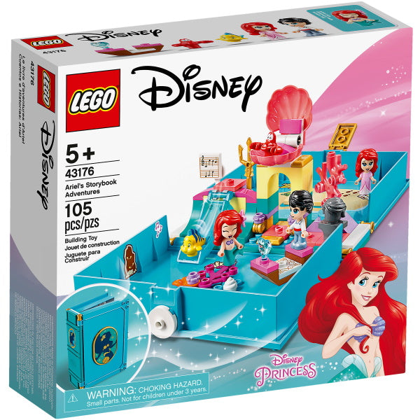 LEGO Disney Princess: Ariel's Storybook Adventures - 105 Piece Building Kit [LEGO, #43176] LEGO LEGO   