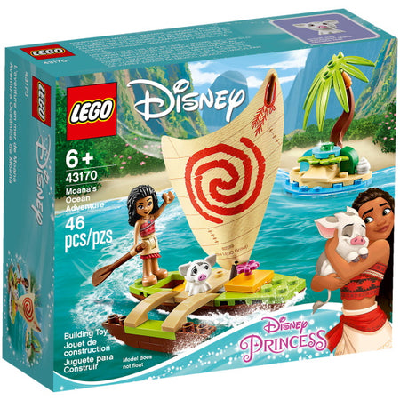 LEGO Disney Princess: Moana's Ocean Adventure - 46 Piece Building Kit [LEGO, #43170] LEGO LEGO   