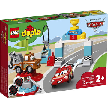 LEGO DUPLO: Lightning McQueen's Race Day - 42 Piece Building Kit [LEGO, #10924] LEGO LEGO   