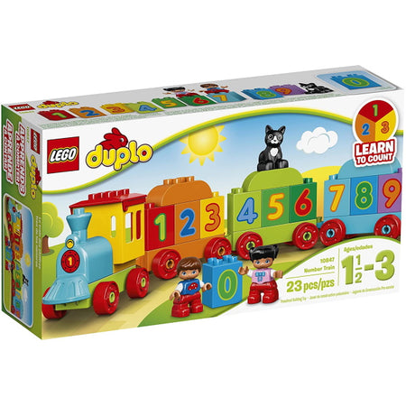 LEGO DUPLO: Number Train - 23 Piece Building Brick Set [LEGO, #10847] LEGO LEGO   