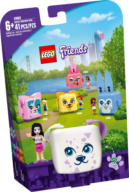 LEGO Friends: Emma's Dalmatian Cube - 41 Piece Building Kit [LEGO, #41663] LEGO LEGO   