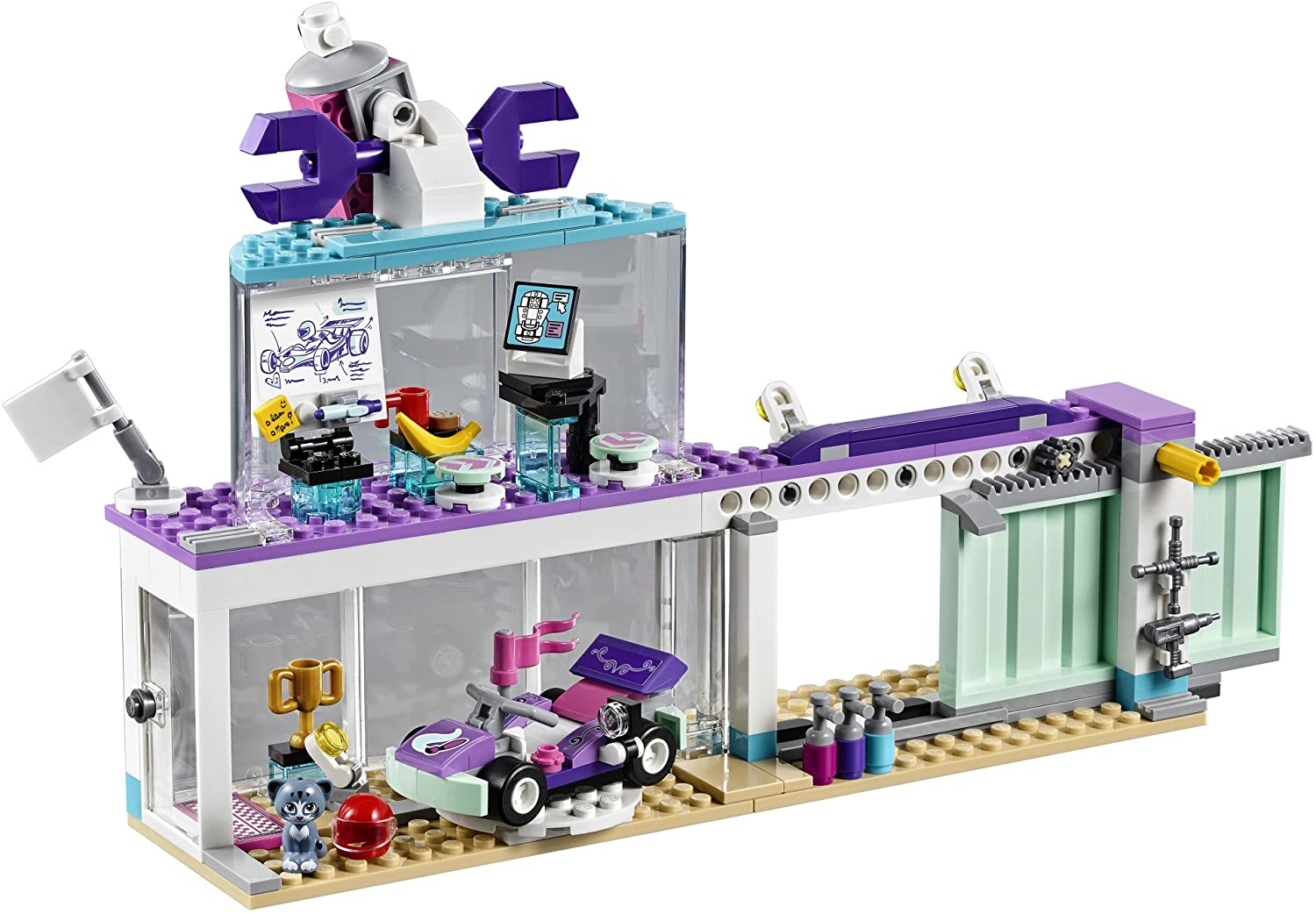 L BUILD
パワードレッド&150ガーベラ・ストレート[パワー] LEGO 41351 Creative Tuning Shop - LEGO Friends - BricksDirect