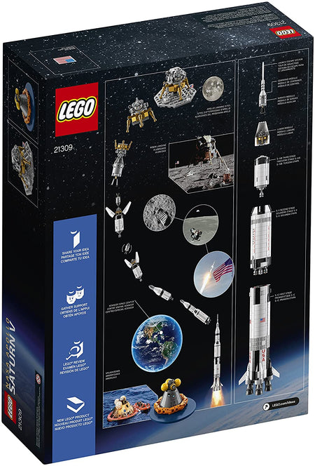 LEGO Ideas: NASA Apollo Saturn V - 1969 Piece Building Kit [LEGO, #21309] LEGO LEGO   