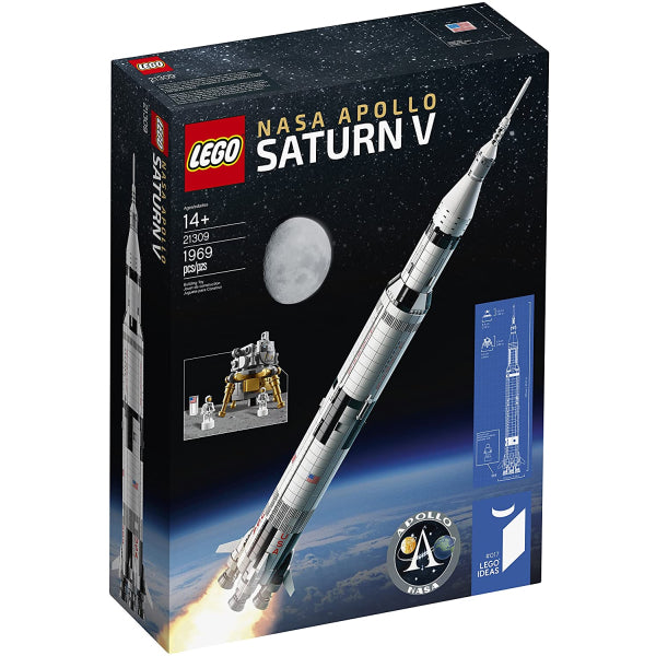 LEGO Ideas NASA Apollo Saturn V 1969 Piece Building Kit LEGO 213 Shopville