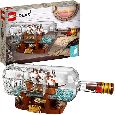 LEGO Ideas: Ship in a Bottle - 962 Piece Building Kit [LEGO, #21313] LEGO LEGO   