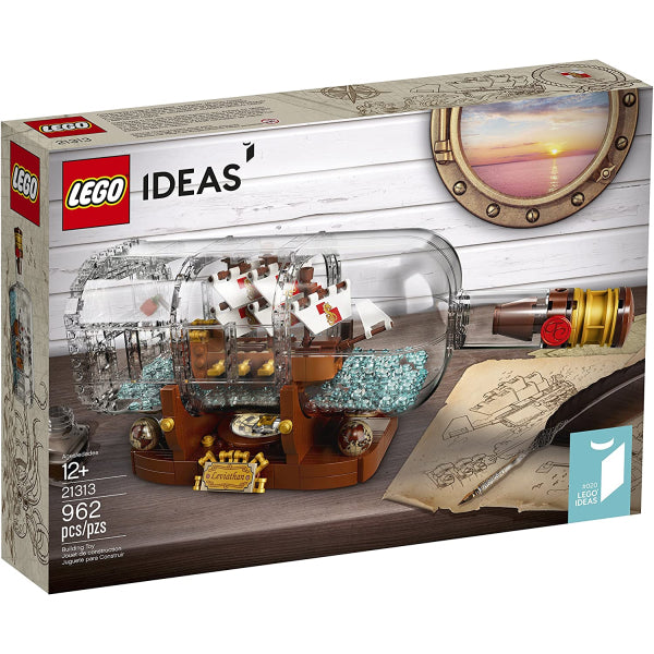 LEGO Ideas: Ship in a Bottle - 962 Piece Building Kit [LEGO, #21313] LEGO LEGO   