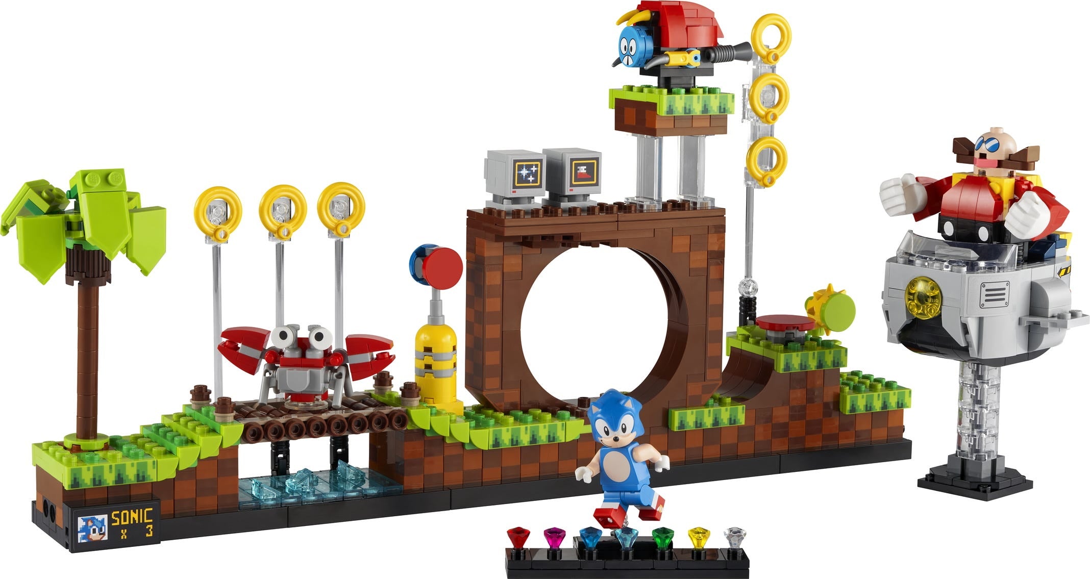 Lego Ideas Sonic the outlets Hedgehog – Green Hill Zone 21331 Building Kit 1125 Pieces