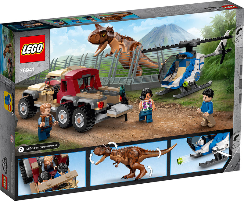 LEGO Jurassic World: Carnotaurus Dinosaur Chase - 240 Piece Building Kit [LEGO, #76941] LEGO LEGO   