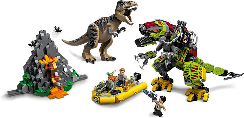 LEGO Jurassic World: T. Rex vs Dino-Mech Battle - 716 Piece Building Kit [LEGO, #75938] LEGO LEGO   