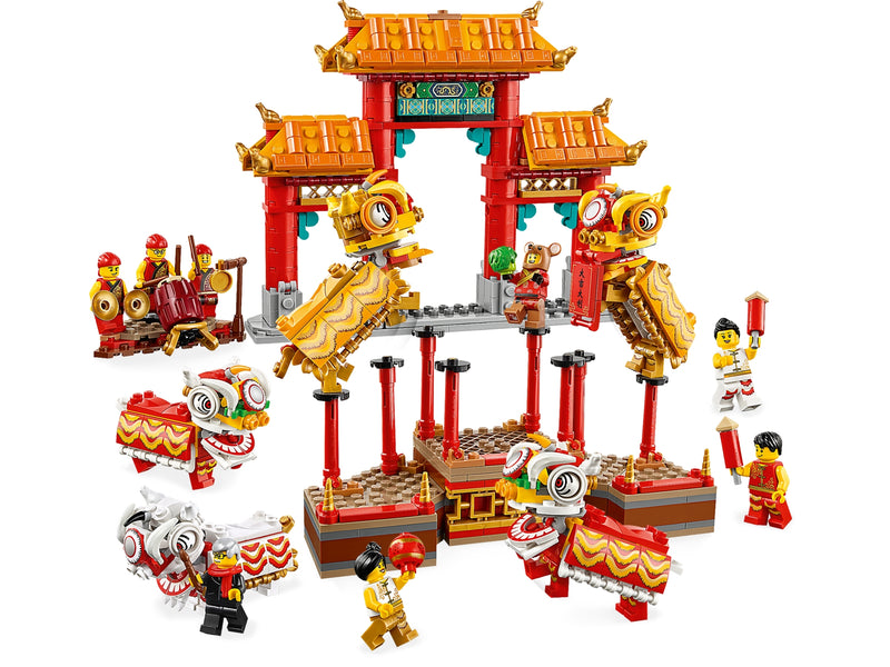LEGO Lion Dance - 882 Piece Building Kit [LEGO, #80104] LEGO LEGO   