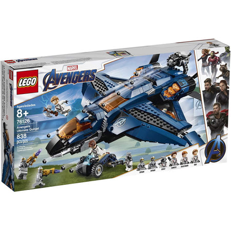 LEGO Marvel Avengers: Avengers Ultimate Quinjet Building - 840 Piece Building Kit [LEGO, #76126] LEGO LEGO   