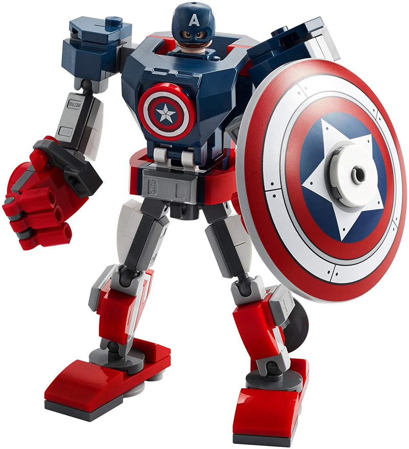 LEGO Marvel Avengers: Captain America Mech Armor - 121 Piece Building Kit [LEGO, #76168] LEGO LEGO   