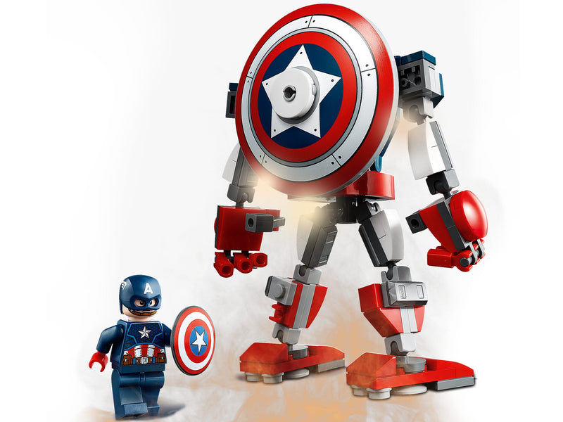 LEGO Marvel Avengers: Captain America Mech Armor - 121 Piece Building Kit [LEGO, #76168] LEGO LEGO   