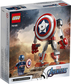 LEGO Marvel Avengers: Captain America Mech Armor - 121 Piece Building Kit [LEGO, #76168] LEGO LEGO   