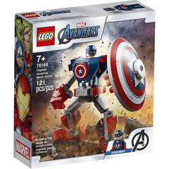 LEGO Marvel Avengers: Captain America Mech Armor - 121 Piece Building Kit [LEGO, #76168] LEGO LEGO   