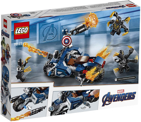 LEGO Marvel Avengers: Captain America - Outriders Attack - 167 Piece Building Kit [LEGO, #76123] LEGO LEGO   