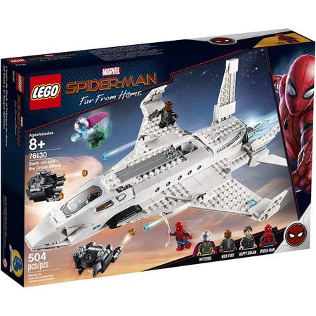 LEGO Marvel Spider-Man - Far From Home: Stark Jet and the Drone Attack - 504 Piece Building Kit [LEGO, #76130] LEGO LEGO   