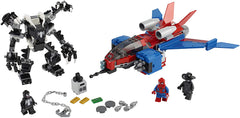 LEGO Marvel Spider-Man: Spiderjet vs. Venom Mech - 371 Piece Building Kit [LEGO, #76150] LEGO LEGO   