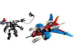 LEGO Marvel Spider-Man: Spiderjet vs. Venom Mech - 371 Piece Building Kit [LEGO, #76150] LEGO LEGO   