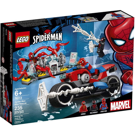 LEGO Marvel Spider-Man: Spider-Man Bike Rescue - 235 Piece Building Kit [LEGO, #76113] LEGO LEGO   