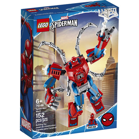 LEGO Marvel Spider-Man: Spider-Man Mech - 152 Piece Building Kit [LEGO, #76146] LEGO LEGO   