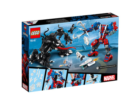 LEGO Marvel Spider-Man: Spider Mech vs. Venom - 604 Piece Building Kit [LEGO, #76115] LEGO LEGO   