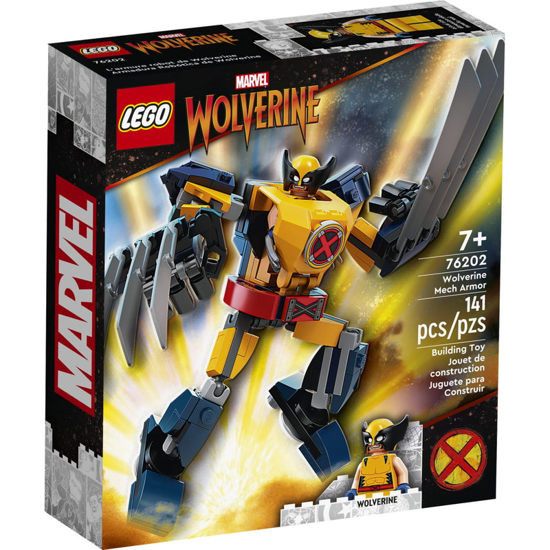 LEGO Marvel Super Heroes: Wolverine Mech Armor - 142 Piece Building Set [LEGO, #76202] LEGO LEGO   