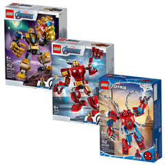 LEGO Marvel: Super Mech 3-in-1 Pack - 452 Piece Building Kit [LEGO, #66635] LEGO LEGO   