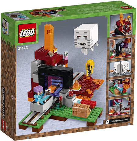 LEGO Minecraft: The Nether Portal - 470 Piece Building Kit [LEGO, #21143] LEGO LEGO   