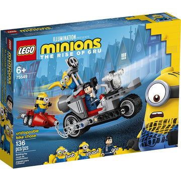 LEGO Minions: Unstoppable Bike Chase - 136 Piece Building Kit [LEGO, #75549] LEGO LEGO   