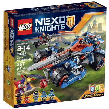 LEGO Nexo Knights: Clay's Rumble Blade  - 367 Piece Building Kit [LEGO, #70315] LEGO LEGO   