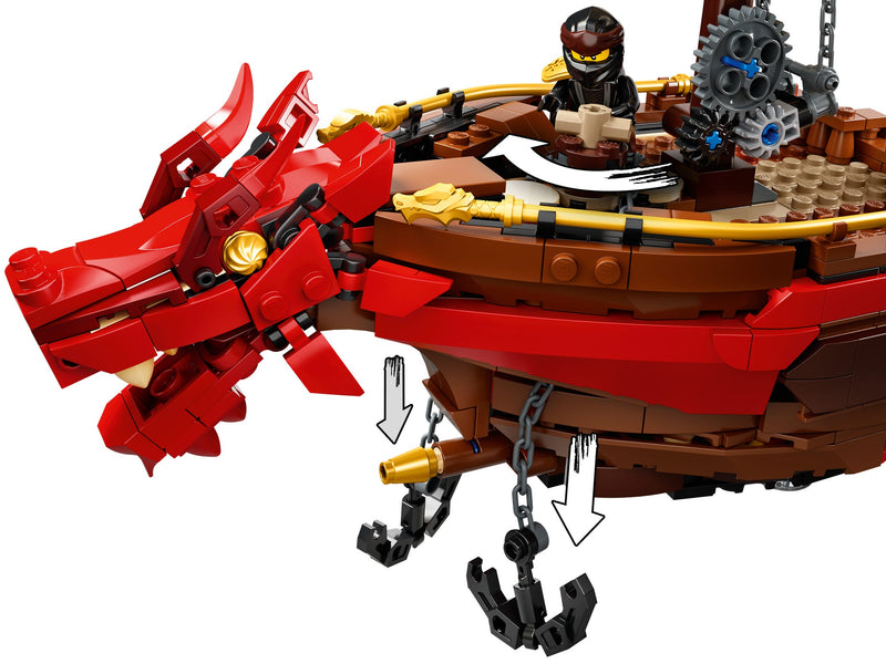 LEGO Ninjago Legacy: Destiny's Bounty 1781 Piece Building Kit