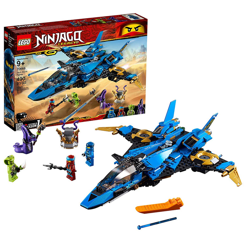 LEGO Ninjago Legacy: Jay's Storm Fighter - 490 Piece Building Kit [LEGO, #70668] LEGO LEGO   