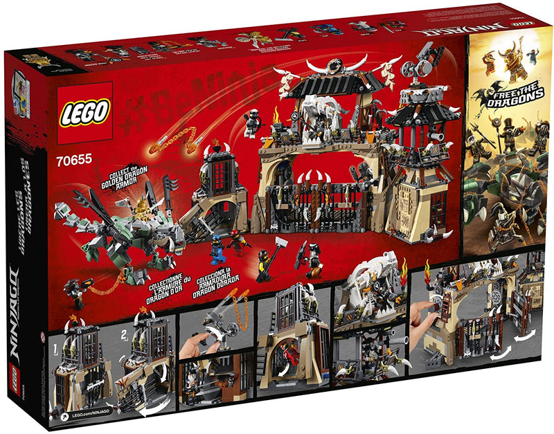 LEGO Ninjago: Masters of Spinjitzu - Dragon Pit - 1660 Piece Building Kit [LEGO, #70655] LEGO LEGO   