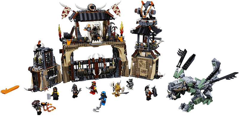 LEGO Ninjago: Masters of Spinjitzu - Dragon Pit - 1660 Piece Building Kit [LEGO, #70655] LEGO LEGO   