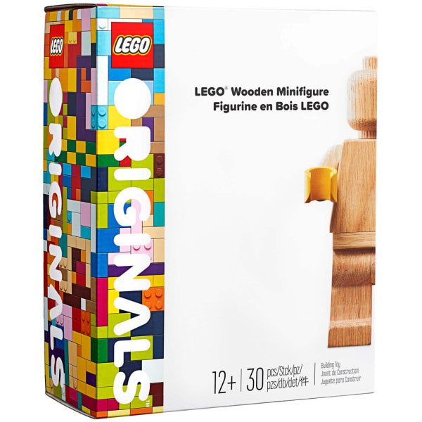 LEGO Originals: LEGO Wooden Minifigure - 30 Piece Building Set [LEGO, #853967] LEGO LEGO   