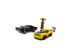 LEGO Speed Champions: 2018 Dodge Challenger SRT Demon and 1970 Dodge Charger R/T - 478 Piece Building Kit [LEGO, #75893] LEGO LEGO   