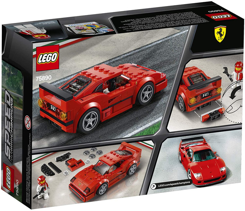 LEGO Speed Champions: Ferrari F40 Competizione - 198 Piece Building Kit [LEGO, #75890] LEGO LEGO   