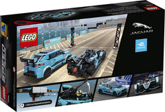 LEGO Speed Champions: Formula E Panasonic Jaguar Racing GEN2 Car & Jaguar I-PACE eTROPHY - 565 Piece Building Kit [LEGO, #76898] LEGO LEGO   