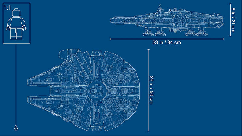 LEGO Star Wars: Millennium Falcon - Ultimate Collector Series - 7541 Piece Building Kit [LEGO, #75192] LEGO LEGO   