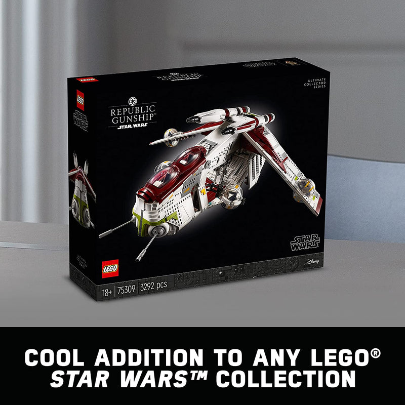 LEGO Star Wars: Republic Gunship - Ultimate Collector Series - 3292 Piece Building Kit [LEGO, #75309] LEGO LEGO   