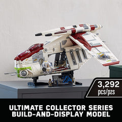 LEGO Star Wars: Republic Gunship - Ultimate Collector Series - 3292 Piece Building Kit [LEGO, #75309] LEGO LEGO   