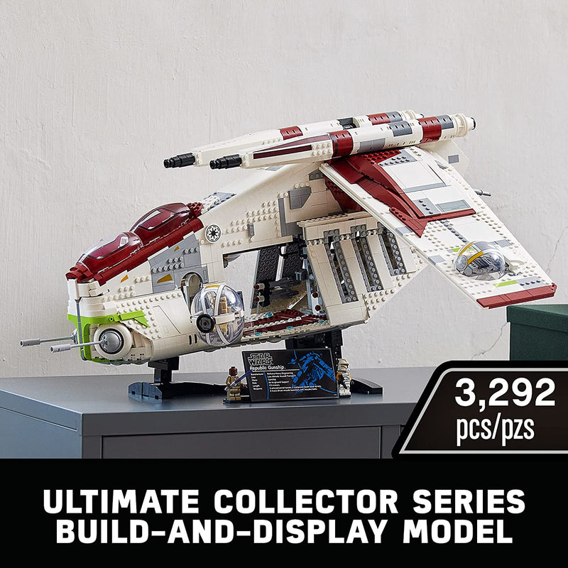 LEGO Star Wars: Republic Gunship - Ultimate Collector Series - 3292 Piece Building Kit [LEGO, #75309] LEGO LEGO   