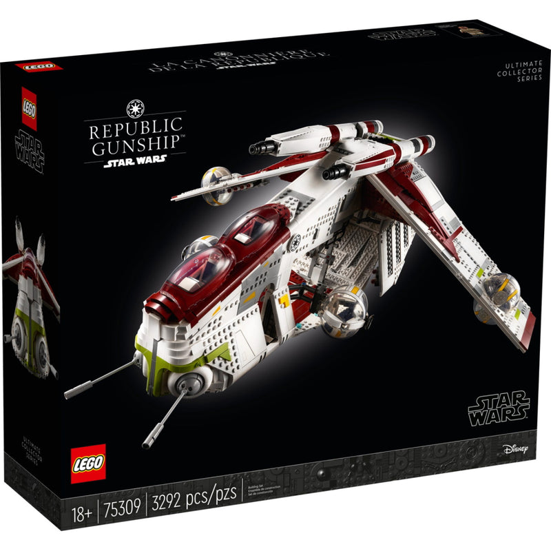 LEGO Star Wars: Republic Gunship - Ultimate Collector Series - 3292 Piece Building Kit [LEGO, #75309] LEGO LEGO   